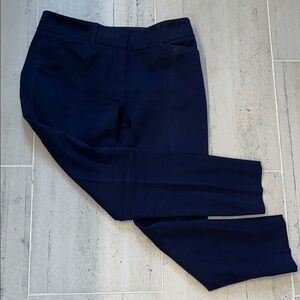 New York & Co Size 6 Navy Blue Stretch Skinny Legg Dress Pants